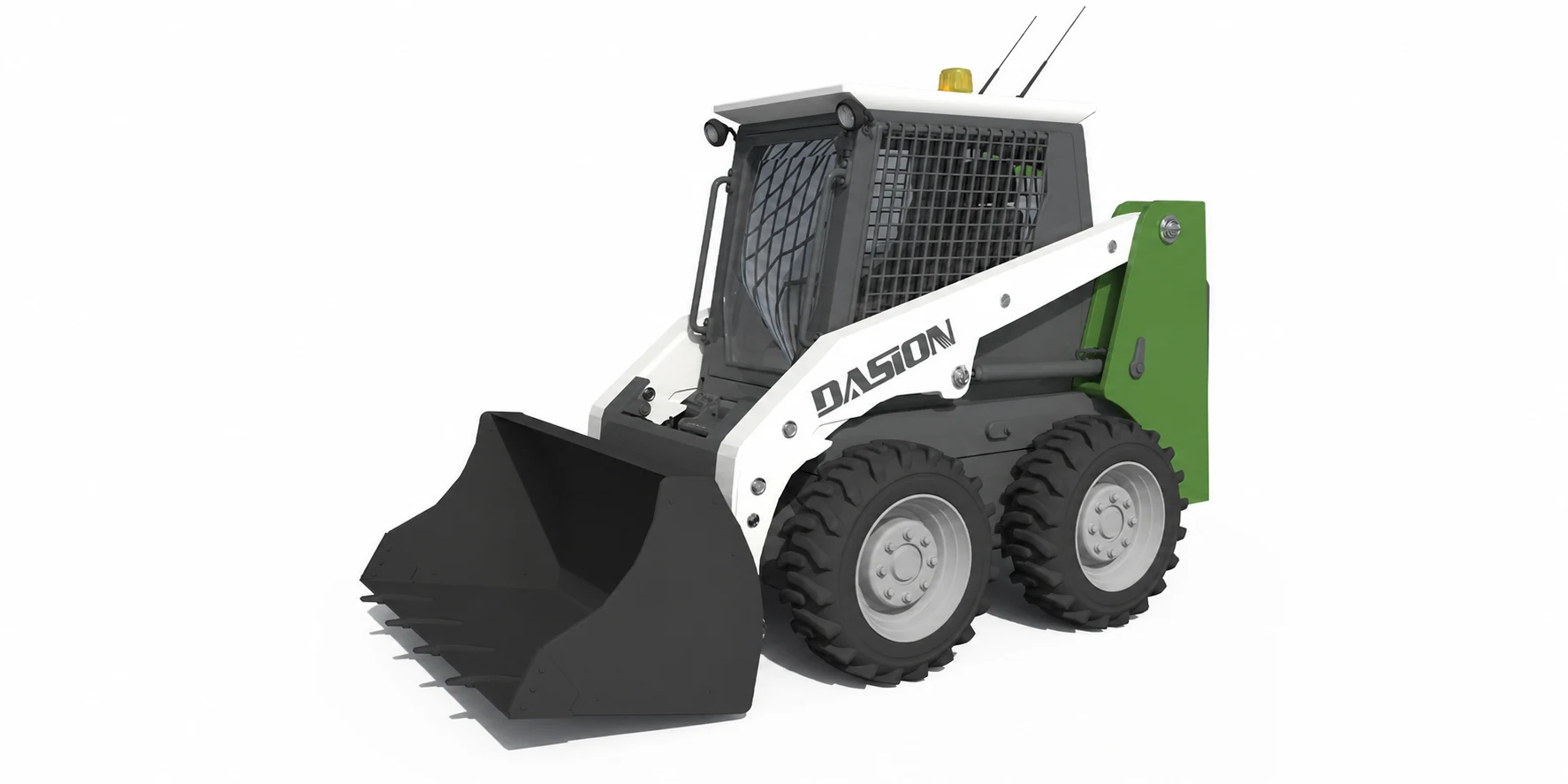 Landscaping & Road Maintenance equipment illustration