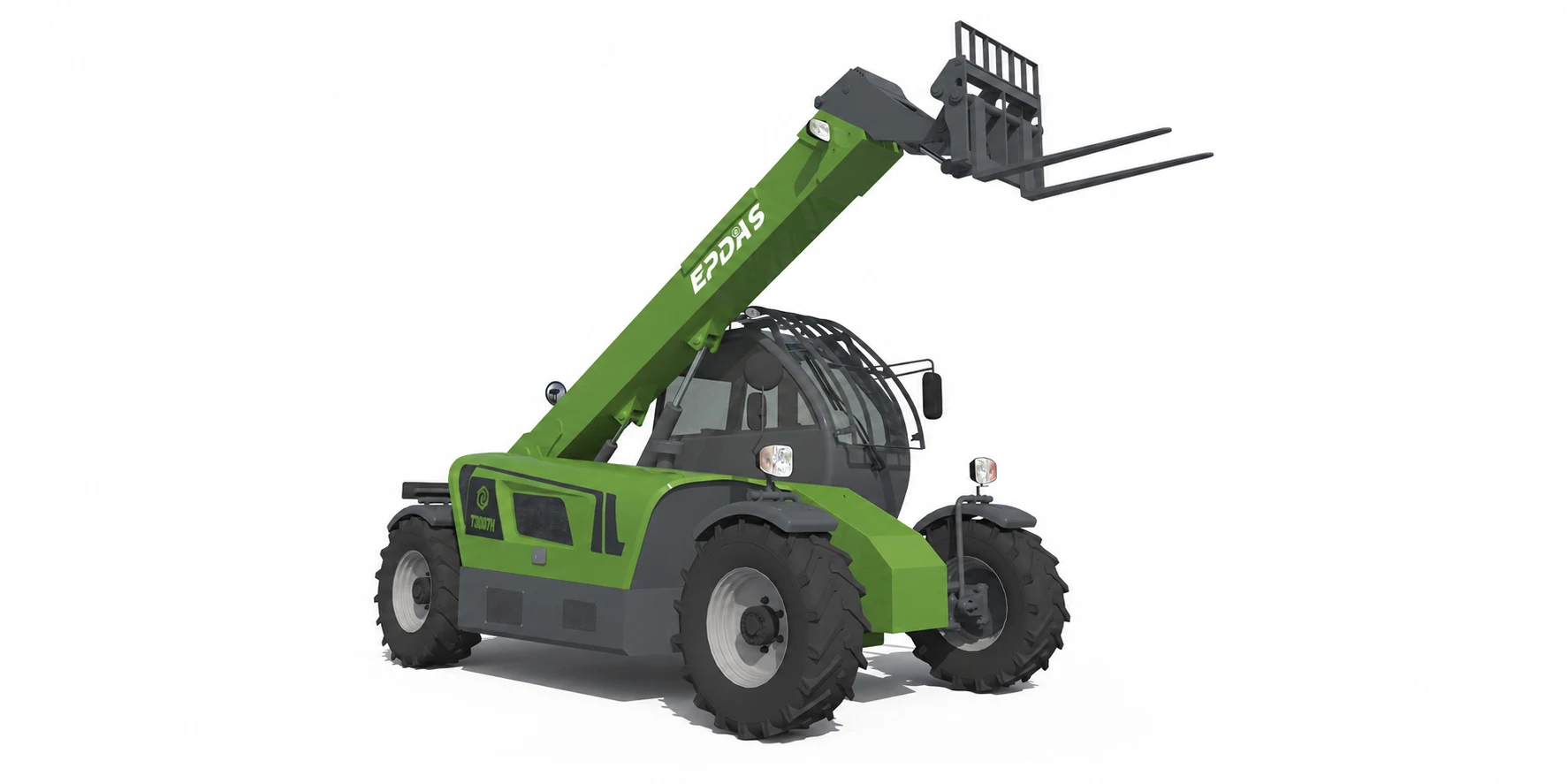 Telehandler Forklift — proposed IDASION colour scheme